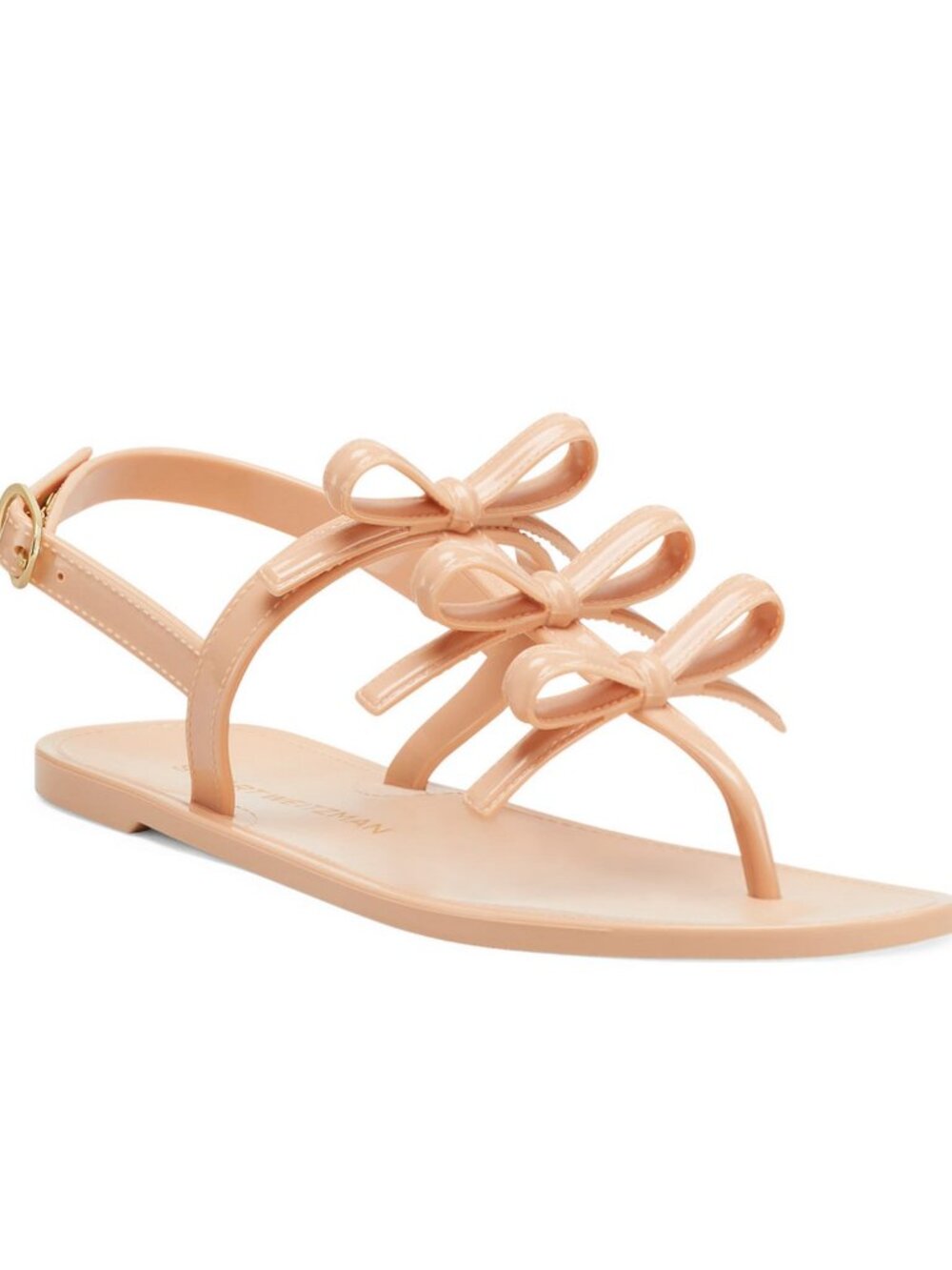 STUART WEITZMAN Felicity bow detail jelly sandals NEW Sz.9